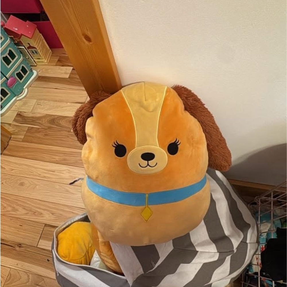 Squishmallows Brown and Tan Stuffed Animal Plush